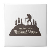 国立公園 タイル (正面)