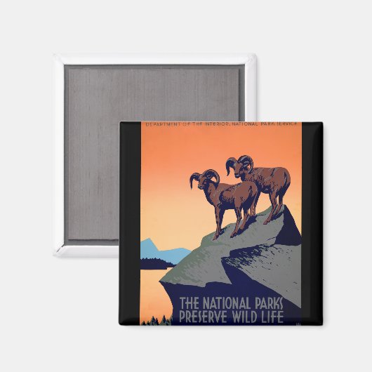 国立公園 マグネット (正面/裏面)