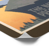 国立公園 – 野生生物の保護 – Vintage Poster ポスター (角)