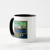 国立公園Apple Crate LabelHood川、または マグカップ (正面左)