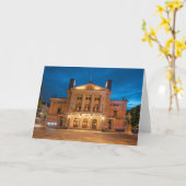 国立劇場オスロ カード (黄色い花)