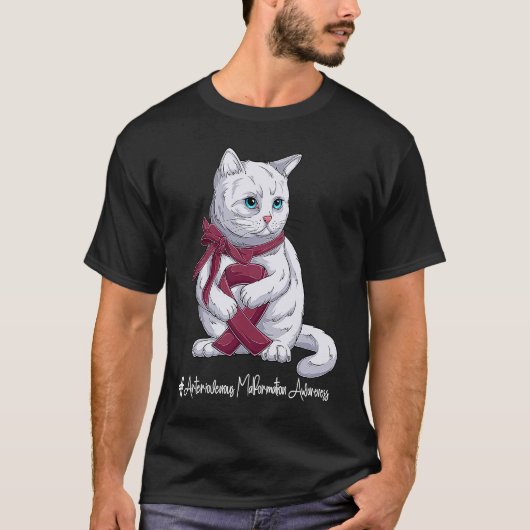 国立動静脈奇形認識度モント Tシャツ (正面)