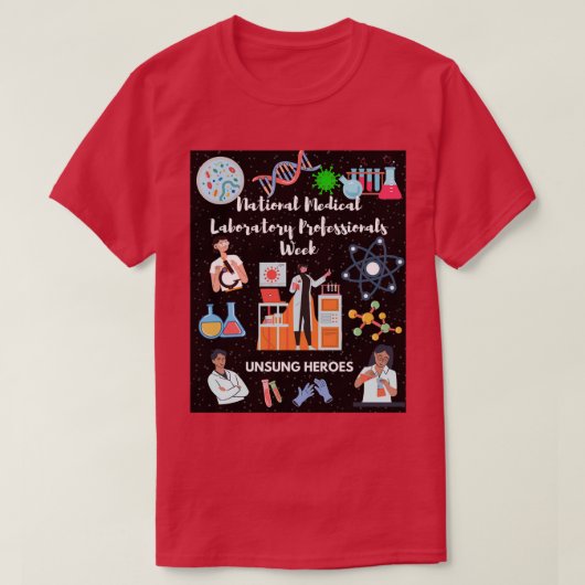 国立医学研究所プロフェッショナル週間Uns Tシャツ (デザイン正面)