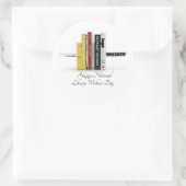 国立図書館の労働者」日 ラウンドシール (バッグ)