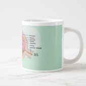 国立眼鏡月の目気に図 ジャンボコーヒーマグカップ (右)