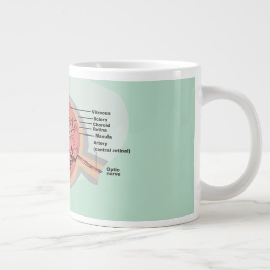 国立眼鏡月の目気に図 ジャンボコーヒーマグカップ (右)