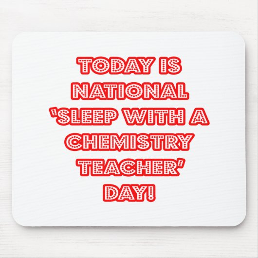 国立睡眠化学先生の日 マウスパッド (正面)