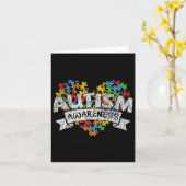 国立自閉症治療月自閉症の子供たちに気付く カード (黄色い花)