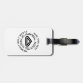 国立衛生研究所VVVシールド ラゲッジタグ (裏面横)