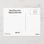 国立記念アーチはがき ポストカード (裏面)