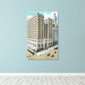 国立貯蓄銀行の外観 キャンバスプリント (インサイチュ (ウッドフロア))