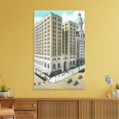 国立貯蓄銀行の外観 キャンバスプリント (インサイチュ (リビング))