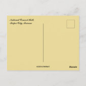 国立音楽堂タイペイ市台湾 ポストカード (裏面)