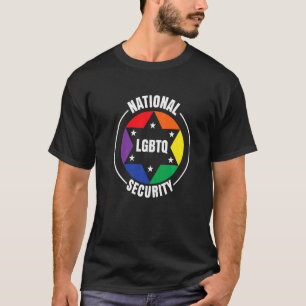 国立Lgbtqセキュリティバイセクシュアル・トランスジェンダー・ダイバー Tシャツ