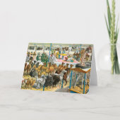 国籍を持つ人々のサーカス違うポスター カード (正面)