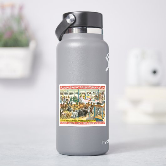 国籍を持つ人々のサーカス違うポスター シール (HydroFlask)