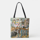 国籍を持つ人々のサーカス違うポスター トートバッグ (裏面)