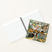 国籍を持つ人々のサーカス違うポスター ノートブック (内部)