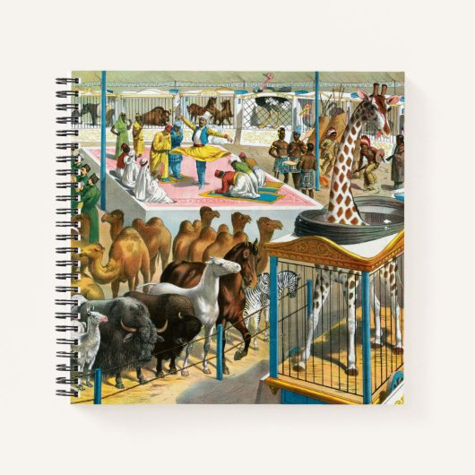 国籍を持つ人々のサーカス違うポスター ノートブック (正面)
