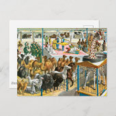 国籍を持つ人々のサーカス違うポスター ポストカード (正面/裏面)