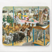 国籍を持つ人々のサーカス違うポスター マウスパッド (正面)