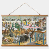 国籍を持つ人々のサーカス違うポスター 吊り下げ型タペストリー (正面)