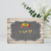 国紅葉ミュージックシート結婚式RSVP 出欠カード (スタンド正面)