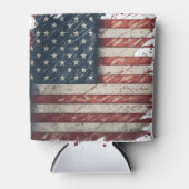 国素晴らし国動揺して旗 缶クーラー (正面)