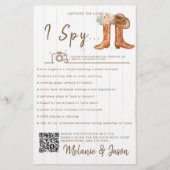 国素朴がブーツ"I Spy"のゲ結婚ーム (正面)