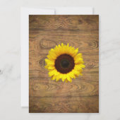 国素朴のカウボーイのリハ結婚ーサルディナー 招待状 (裏面)