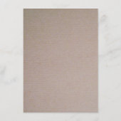 国素朴のクラフト結婚のメニュー メニュー (裏面)