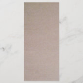 国素朴のクラフト結婚のメニュー メニュー (裏面)