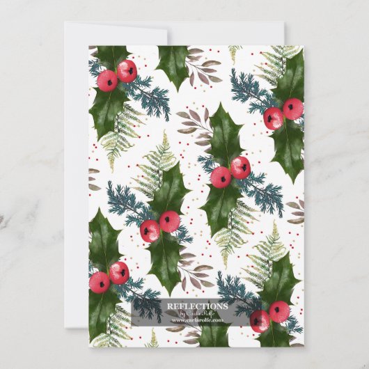 国素朴のクリスマストゥインクルライトパーティー 招待状 (裏面)