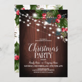 国素朴のクリスマストゥインクルライトパーティー 招待状 (正面/裏面)
