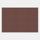 国素朴のチ初期のェック ラッピングペーパーシート (正面2)