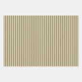 国素朴のハートとストライプ ラッピングペーパーシート (正面3)