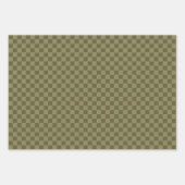 国素朴のハートとストライプ ラッピングペーパーシート (正面2)