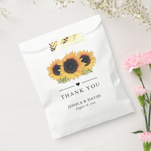 国素朴のヒマワリありがとうござ結婚う フェイバーバッグ (封をした状態)