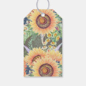 国素朴のヒマワリ木弦ライト ギフトタグ (裏面)