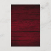 国素朴のヒマワリ結婚の詳細 エンクロージャーカード (裏面)