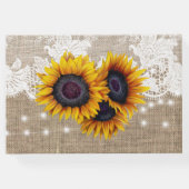 国素朴のヒマワリ結婚は ゲストブック (裏面)