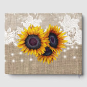 国素朴のヒマワリ結婚は ゲストブック (裏面)