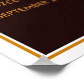 国素朴のヒマワリ – フローラ結婚の歓迎 ポスター (角)