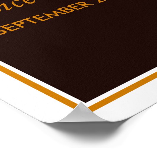 国素朴のヒマワリ – フローラ結婚の歓迎 ポスター (角)