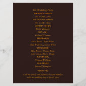 国素朴のヒマワリ – フローラ結婚ズ プログラム (裏面)