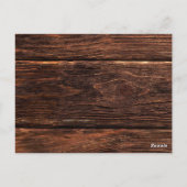 国素朴のメイソンの文字列ライトハネムーン基金 ポストカード (裏面)