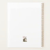 国素朴の大パーソナライズされた業 プランナー手帳 (裏面)