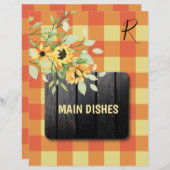 国素朴の援助レシピの主催者の分周者 (正面/裏面)