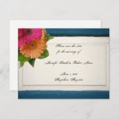 国素朴の木絵を描材デイジーの保存日 セーブザデート (正面/裏面)