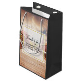 国素朴の木造の橋ありがとう スモールペーパーバッグ (裏面アングル)